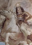 GIORDANO, Luca Fresken in der Galerie des Palazzo Medici-Riccardi in Florenz, Szene: Triumph der Medici in den Wolken des Olymp, Detail oil painting